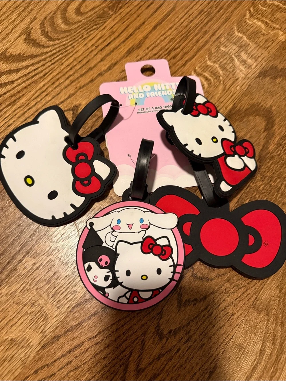 Sanrio Hello Kitty Bag Tag Set of 4